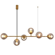 Ivy Iron & Glass 6 Light Pendant